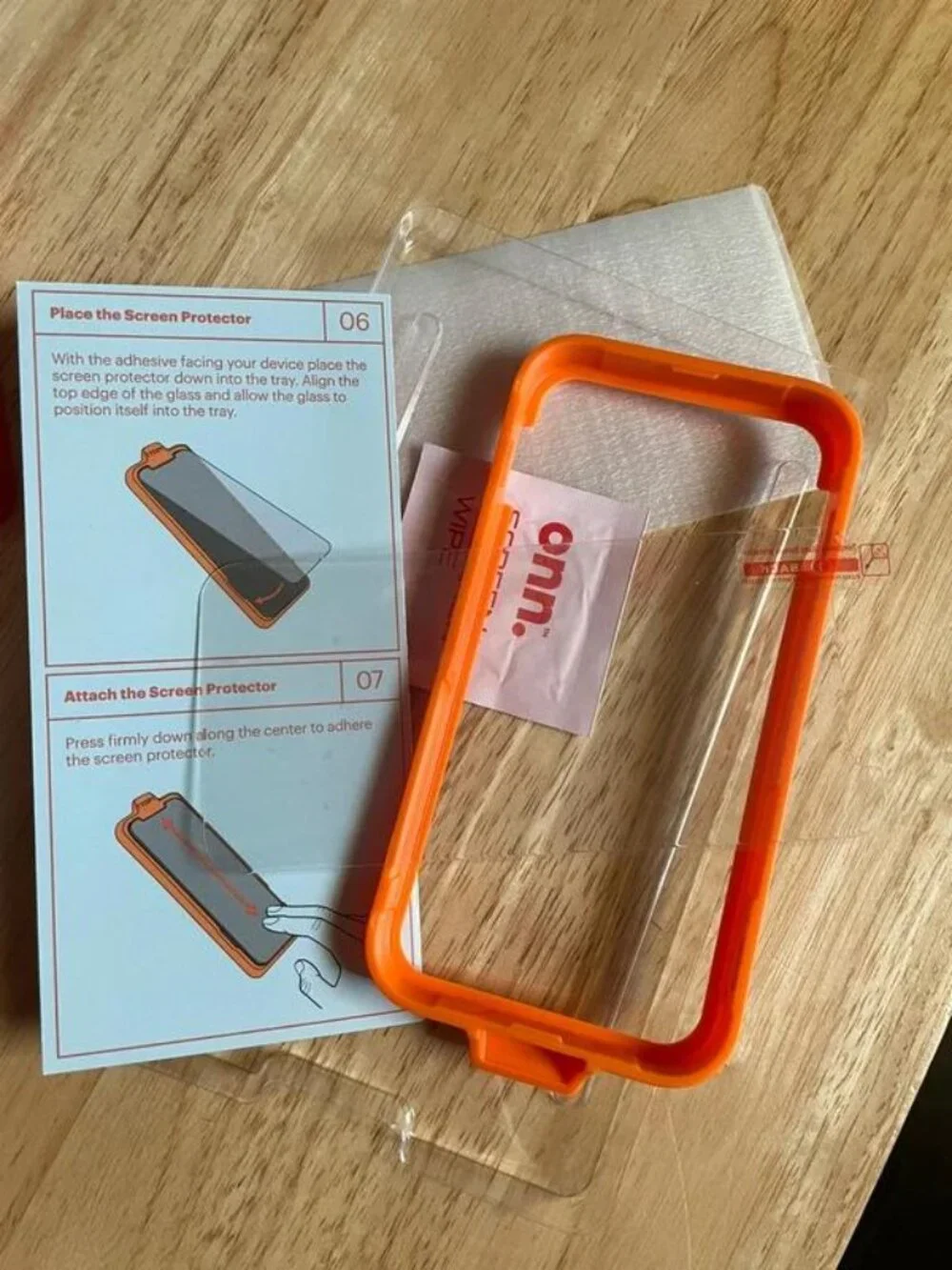 Onn Glass Screen Protector for iPhone 12 Mini 5.4Open Box Unused